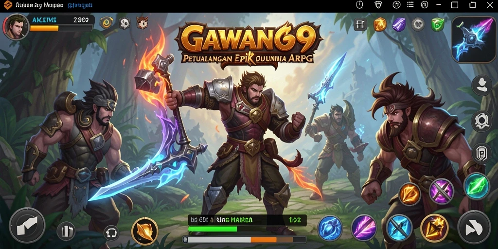 Screenshot GAWANG69 menampilkan aksi seru dalam pertarungan ARPG.
