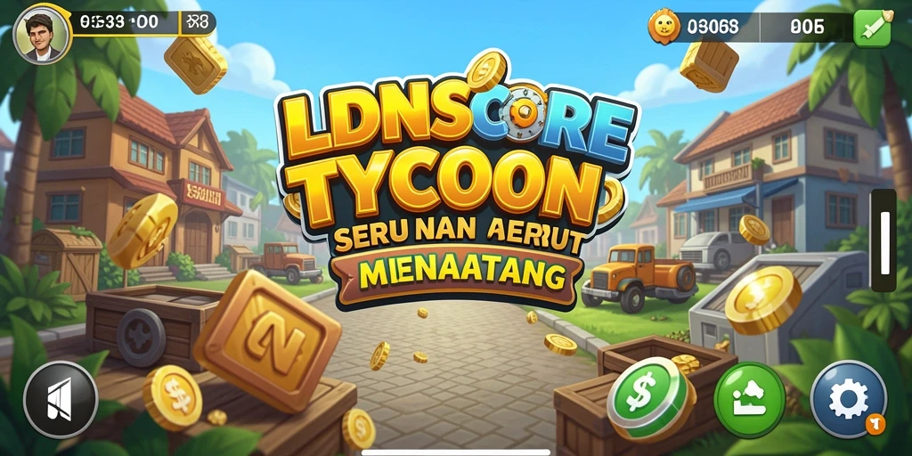 Screenshot gameplay LDNSCORE yang menampilkan keseruan Tycoon.