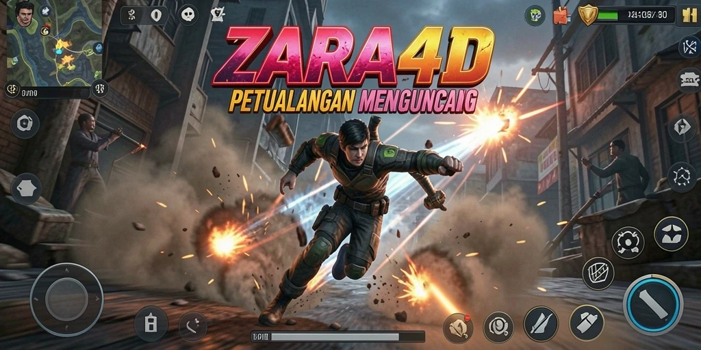 Tampilan menampilkan pertarungan intens di ZARA4D.